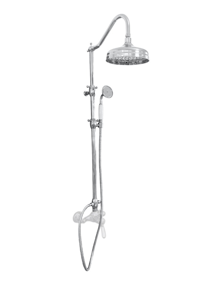 Duschsystem Wave mit Handbrause und Regendusche