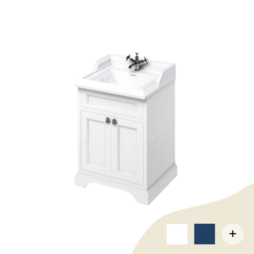 Waschtisch Unterschrank Burlington 65 cm mit Türen