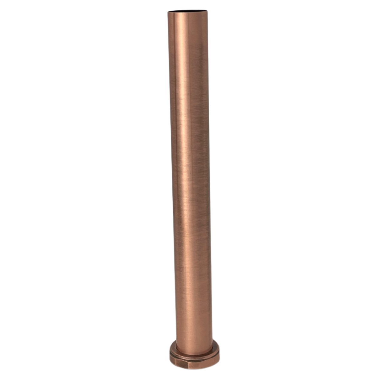 Tauchrohr für Siphon mit Verschraubung und Dichtung 32mm x 300mm, Kupfer