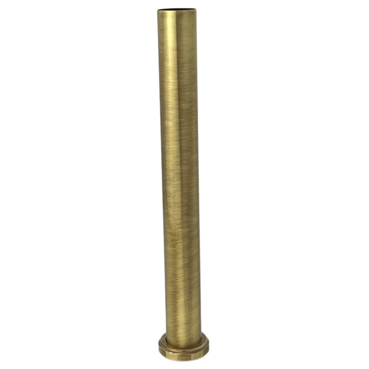 Tauchrohr für Siphon mit Verschraubung und Dichtung 32mm x 300mm, Bronze