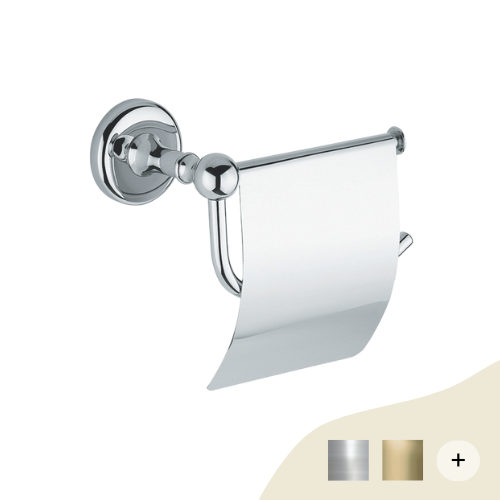 WC-Rollenhalter mit Deckel Sherwood zur Wandmontage
