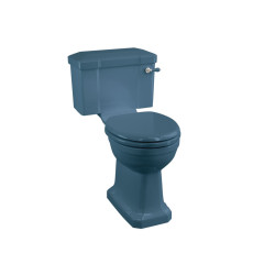 Stand WC Burlington Alaska Blue mit aufgesetztem Spülkasten